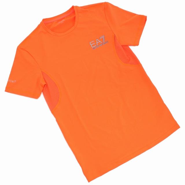 EA7 ブランド 半袖Tシャツ カットソー メンズ イーエーセブン Tシャツ ベラルーシ 8NPT02 ORANGE FLUO オレンジ系 ファッション 選べるモデル おしゃれ ギフト｜nanaple-ya｜03
