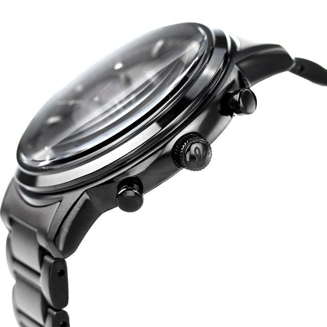 6/1はさらに+19倍 アニエスベー SAM ソーラー 腕時計 ブランド メンズ FCRD995 アナログ ブラック 黒｜nanaple-ya｜03