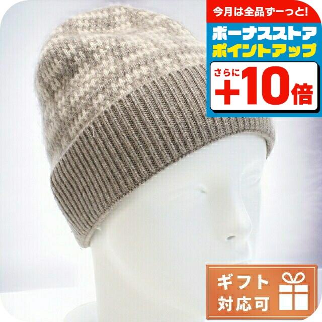 フェンディ FENDI ニット帽 キャップ ズッカ柄 ユニセックス タグ付