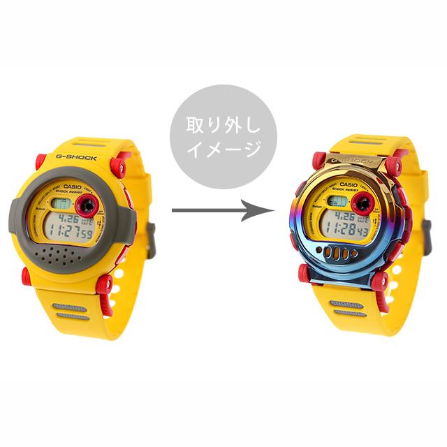 gショック ジーショック G-SHOCK クオーツ G-B001MVE-9 デジタル DW-001 Bluetooth 替えベルト 替えベゼル メンズ 腕時計 ブランド イエロー カシオ｜nanaple-ya｜02