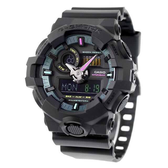 【新品】CASIO カシオ G-SHOCK ジーショック GA-700-1BJF G-SHOCK gショック ジーショック GA-700MF-1A アナログデジタル