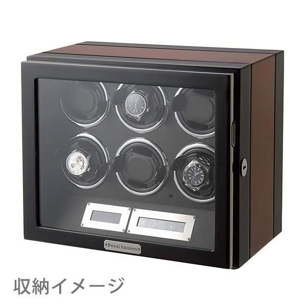 【美品】 hausen ワインディングマシーン6本巻き ロイヤルハウゼン ワインディングマシン 6本巻き上げ 腕時計 GC03