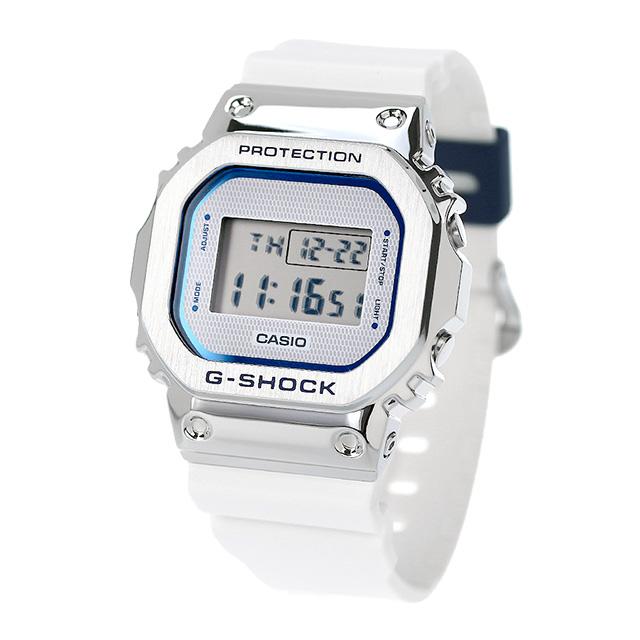 当店ならさらに+10倍 gショック ジーショック G-SHOCK クオーツ GM-5600LC-7 5600 メンズ 腕時計 ブランド デジタル グレー ホワイト 白 カシオ｜nanaple-ya｜02