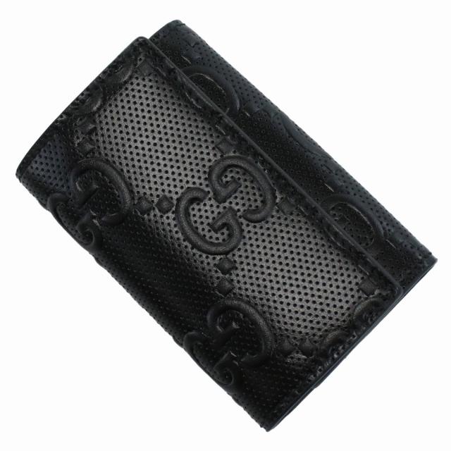 GUCCI（グッチ） ブランド キーケース メンズ 6連 GGエンボスレザー