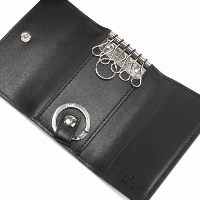 GUCCI（グッチ） ブランド キーケース メンズ 6連 GGエンボスレザー