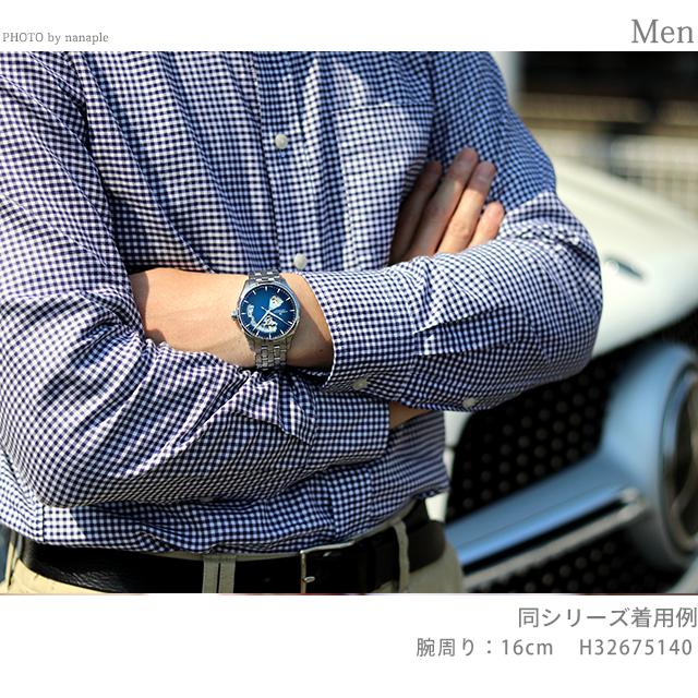 ハミルトン 時計 メンズ ジャズマスター オープンハート オート 腕時計 ブランド 40mm スイス製 自動巻き 機械式 H32675160 グリーン｜nanaple-ya｜08