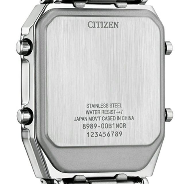 シチズン レコードレーベル アナデジテンプ PLAYGROUND 特定店限定 クオーツ 腕時計 メンズ 数量限定 CITIZEN RECORD LABEL JG2170-59Yの画像