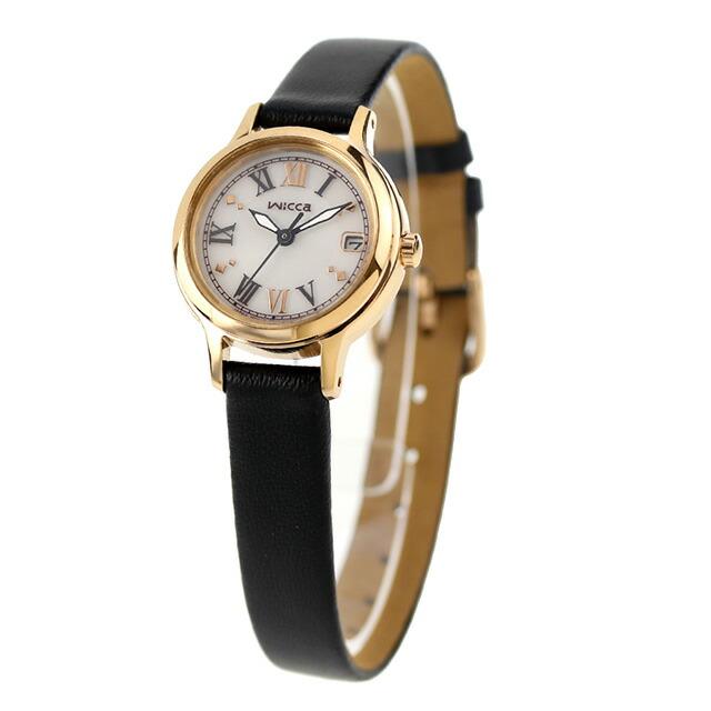【新品】シチズン CITIZEN wicca 腕時計 レディース KH4-921-92 ウィッカ ソーラーテック ホワイトxブラック アナログ表示 ウィッカ シチズン wicca ソーラーテック 腕時計 レディース KH4-921