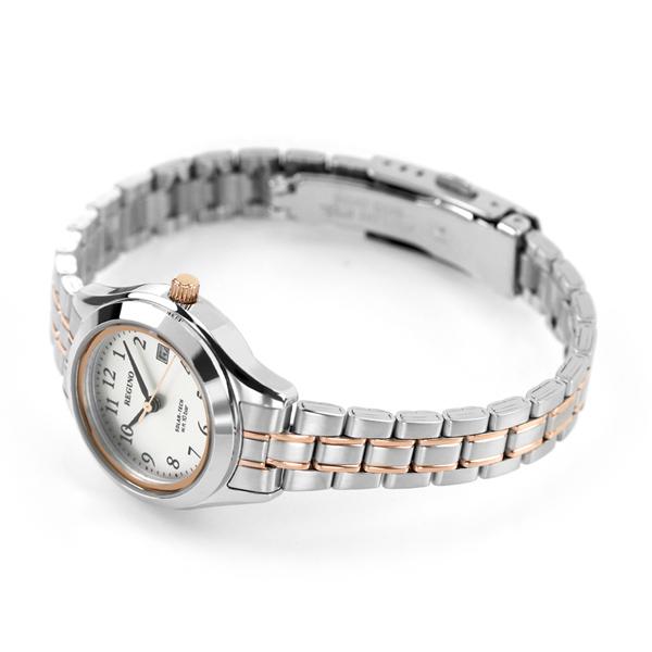 【新品】シチズン CITIZEN REGUNO 腕時計 レディース KM4-139-93 レグノ ソーラーテック ペア スタンダードシリーズ リングソーラー ソーラー（J710） シルバーxシルバー/ピンクゴールド アナログ表示 REGUNO（CITIZEN） シチズン 腕時計 ブランド エコドライブ ソーラー