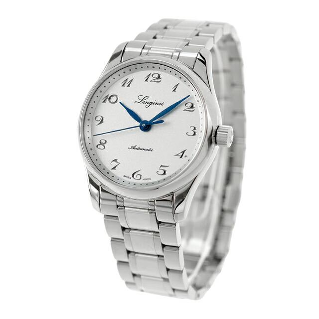 LONGINES ロンジン アナログ 腕時計 シルバー レディース ブランド マスターコレクション ロンジン 自動巻き 腕時計 ブランド メンズ