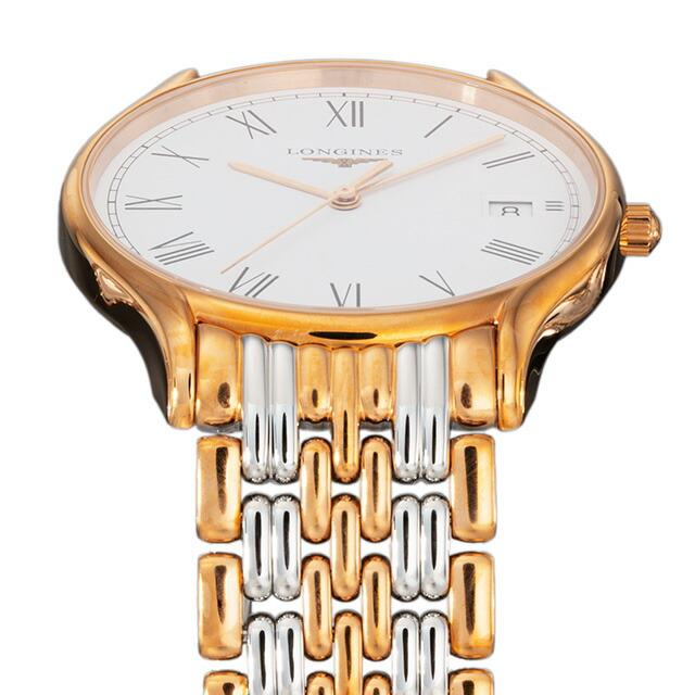 リール ロンジン クォーツ 電池式 腕時計 ブランド メンズ LONGINES L4 