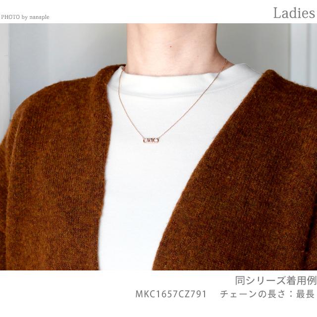 マイケル・コース ネックレス レディース ブランド スターリングシルバー MKC164200791 ローズゴールド アクセサリー_5