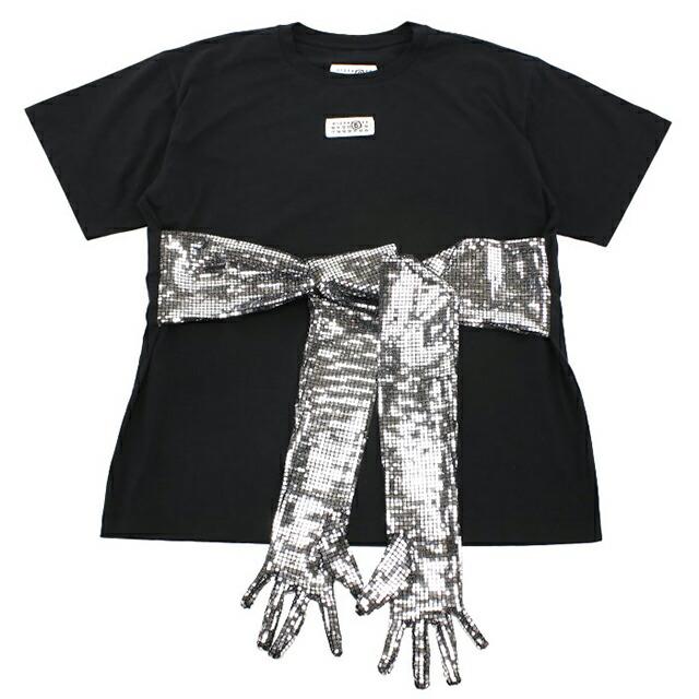 エムエムシックス 半袖Ｔシャツ レディース ブランド MM6 S52GC0358 ブラック ウェア 選べるモデルの画像