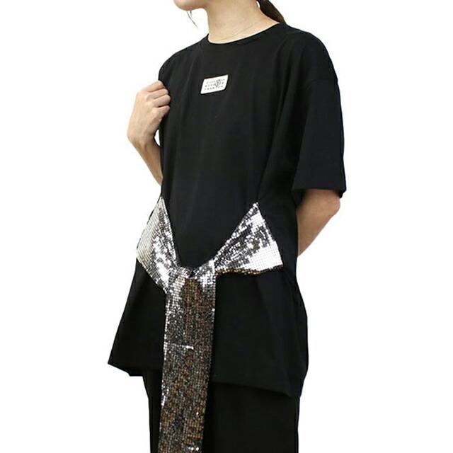 エムエムシックス 半袖Ｔシャツ レディース ブランド MM6 S52GC0358 ブラック ウェア 選べるモデルの画像