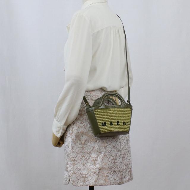 MARNI（マルニ） ブランド カゴバッグ レディース コットン52