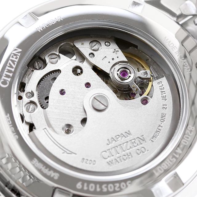 シチズン コレクション メカニカル クラシックデイ＆デイト 自動巻き 腕時計 ブランド メンズ CITIZEN COLLECTION NY4050-62A シルバー 日本製の画像