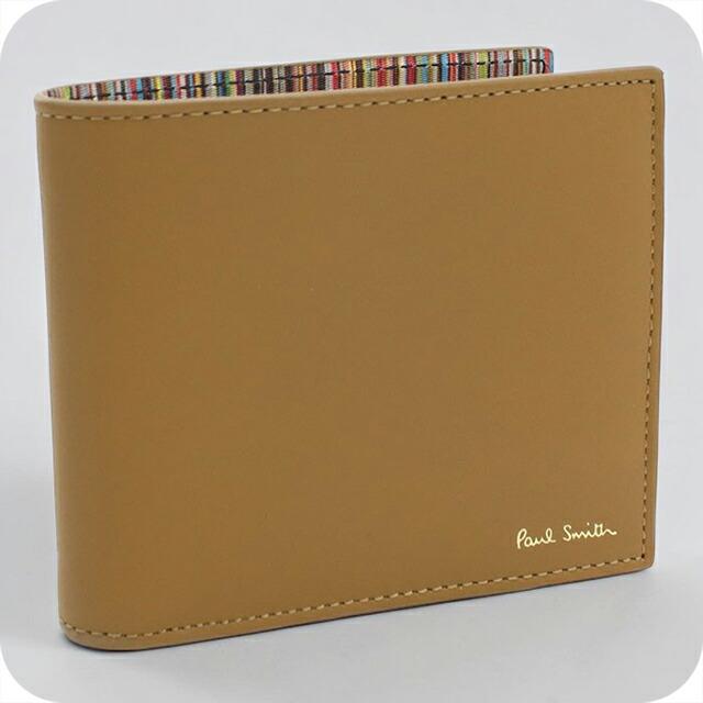 Paul Smith（ポール・スミス） 二つ折り財布 二折財布小銭入付き 二