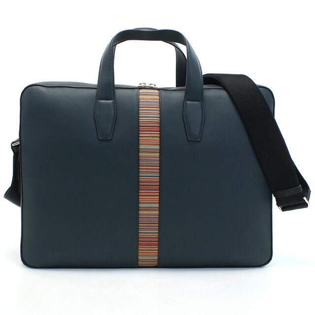 極美品☆Paul Smithポールスミス ビジネスバッグ ブリーフケースネイビー Paul Smith（ポール・スミス） ブリーフケース メンズ ブランド レザー