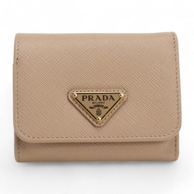 PRADA（プラダ） 三折財布小銭入付き レディース ブランド イタリア