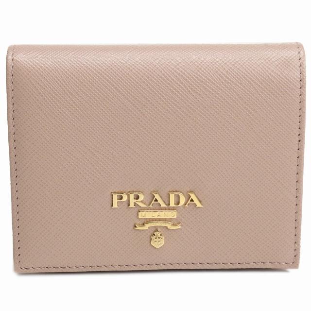 PRADA（プラダ） ブランド 二つ折り財布 レディース SAFFIANO METAL