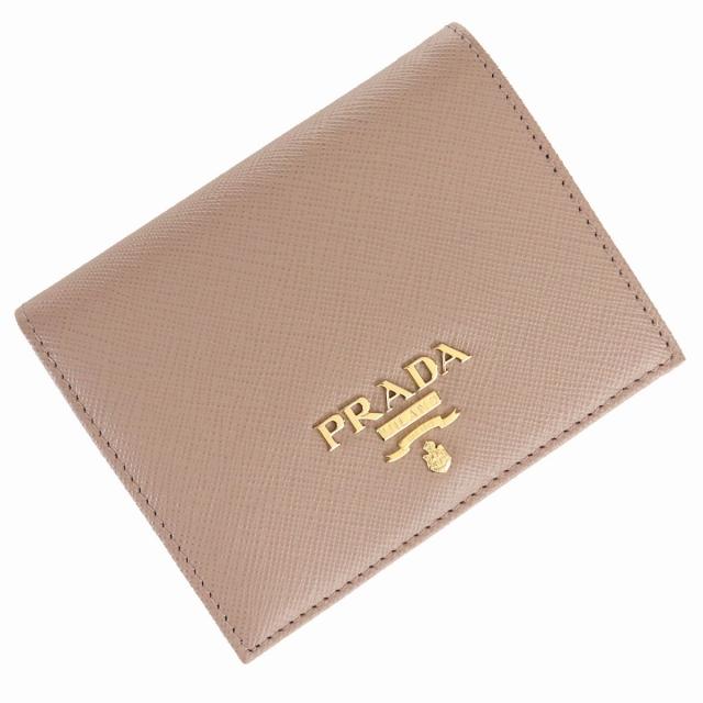 PRADA（プラダ） ブランド 二つ折り財布 レディース SAFFIANO METAL