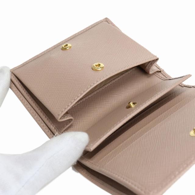 PRADA（プラダ） ブランド 二つ折り財布 レディース SAFFIANO METAL