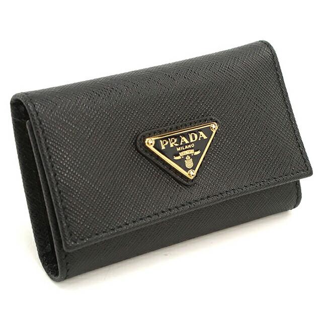 PRADA（プラダ） 4連キーケース コンパクト レディース ブランド PRADA