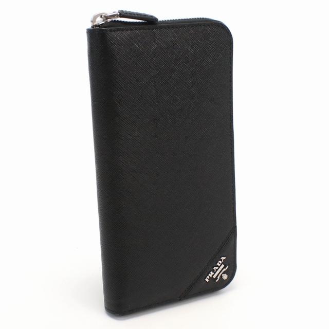 PRADA（プラダ） 長財布 ラウンドファスナー メンズ PRADA SAFFIANO