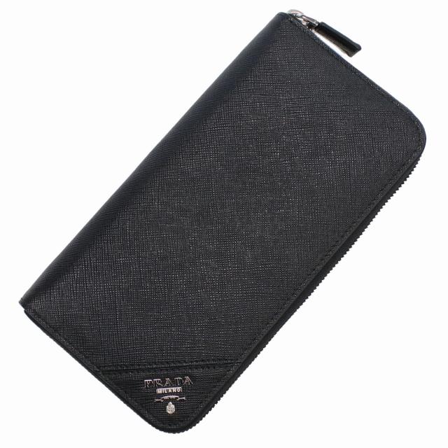PRADA（プラダ） 長財布 ラウンドファスナー メンズ PRADA SAFFIANO