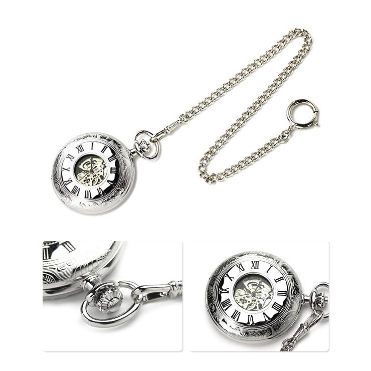 RAPPORT（ラポート） 懐中時計 手巻き デミハンター オープンハート