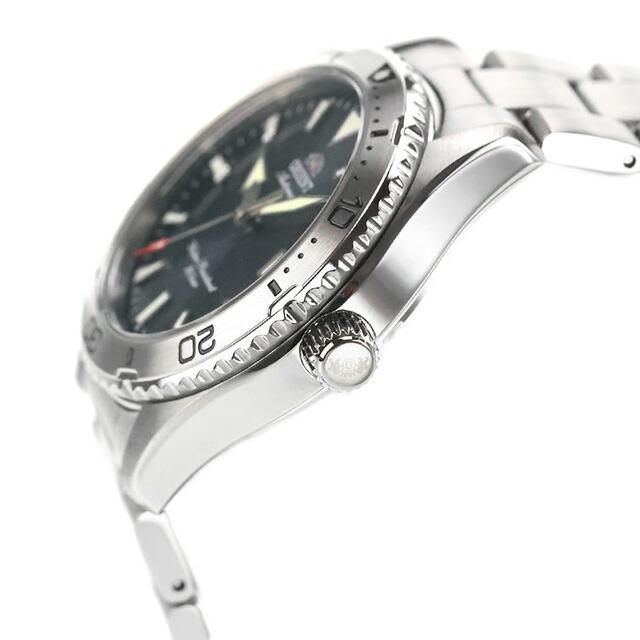 オリエント Sports Orient Mako 自動巻き 腕時計 ブランド メンズ ORIENT SPORTS RN-AC0Q14L アナログ ネイビーの画像