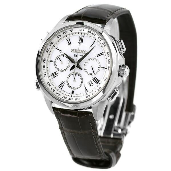 セイコーDOLCEソーラー電波 Dolce セイコー ドルチェ ソーラー電波 クロノグラフ SADA039 SEIKO