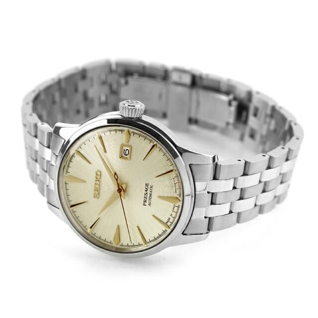 SEIKO Presage 自動巻き腕時計 シルバー/ゴールド PRESAGE （ノベルティー付き）セイコー プレザージュ 自動巻き コア