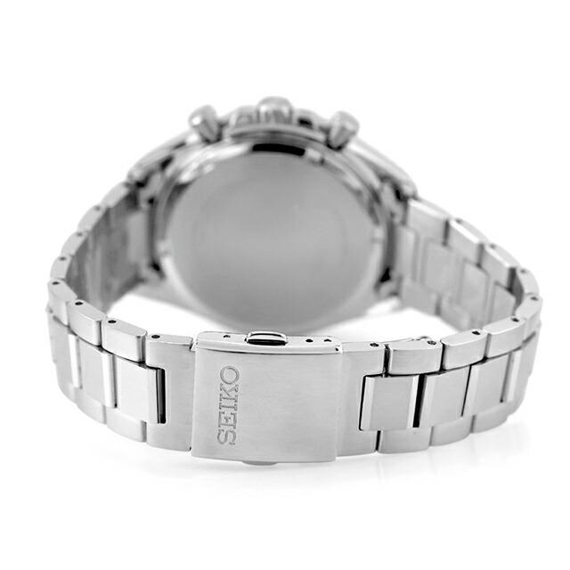セイコーセレクション S Series ソーラー 腕時計 ブランド メンズ クロノグラフ SEIKO SELECTION SBPY185 アナログ ブラック 黒の画像