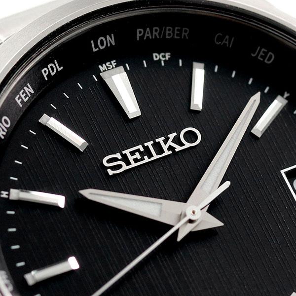 SEIKO SELECTION セイコー 時計 ソーラー電波 チタン ワールドタイム