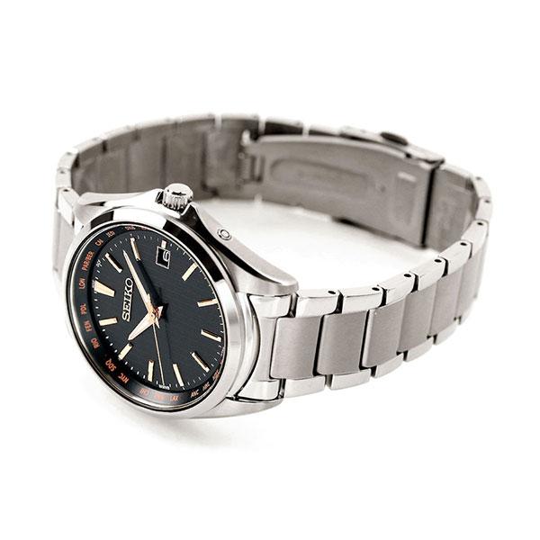 SEIKO SELECTION セイコー 時計 ソーラー電波 チタン ワールドタイム