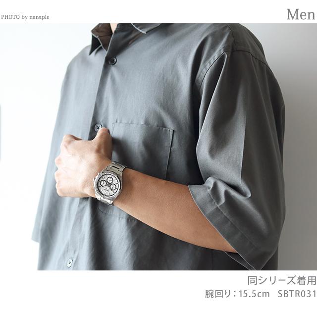 当店ならさらに+10倍 セイコーセレクション クオーツ 腕時計 ブランド メンズ 限定モデル クロノグラフ SEIKO SBTR035 アナログ ブルー ブラック 黒｜nanaple-ya｜07