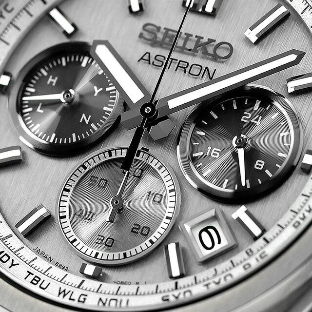 セイコー アストロン Nexter ワールドタイム 電波ソーラー 腕時計 ブランド メンズ チタン クロノグラフ SEIKO ASTRON SBXY095 アナログの画像