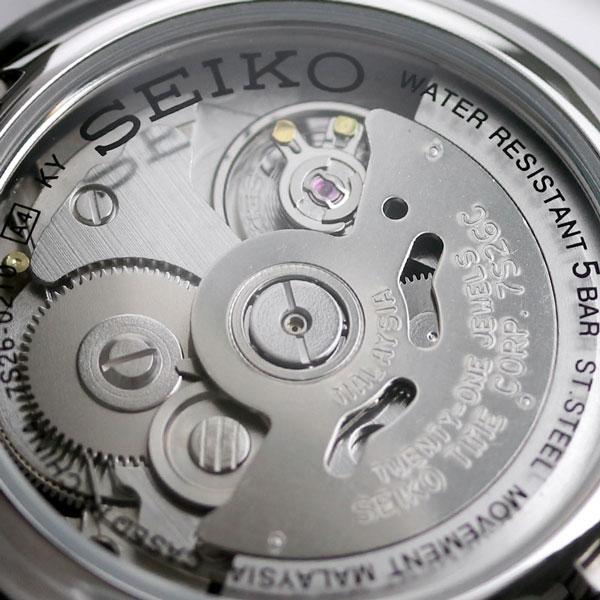当店ならさらに+10倍 セイコー5 逆輸入 海外モデル 自動巻き 機械式 腕時計 ブランド メンズ 黒い稲妻 セイコー ファイブ SEIKO SNKE03K1 オールブラック 黒｜nanaple-ya｜06