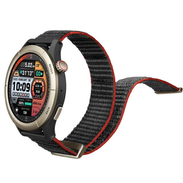 Amazfit アマズフィット チーター プロ ラントラックブラック 充電式