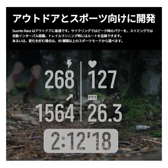 毎日さらに+10倍 スント レース 充電式クオーツ スマートウォッチ ブランド メンズ レディース SUUNTO SS050930000 デジタル ネイビー｜nanaple-ya｜08