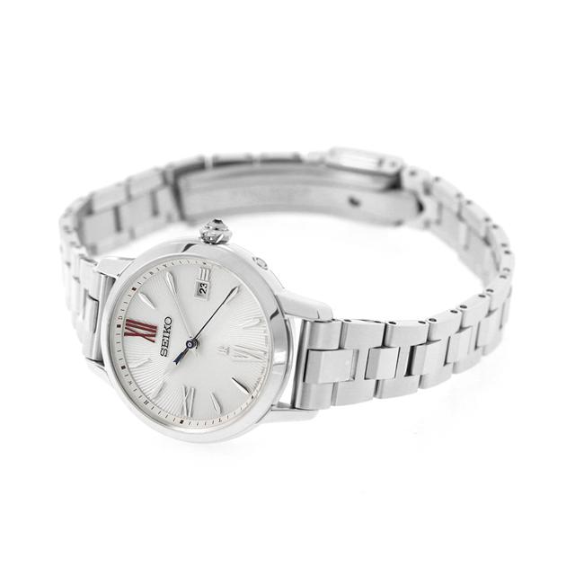 【希少品】 セイコー ルキア セイコー腕時計110周年記念限定モデル 電波ソーラー 腕時計 ブランド レディース 替えベルト SEIKO SSVW223 アナログ 【MYK8619428077】(30888円)