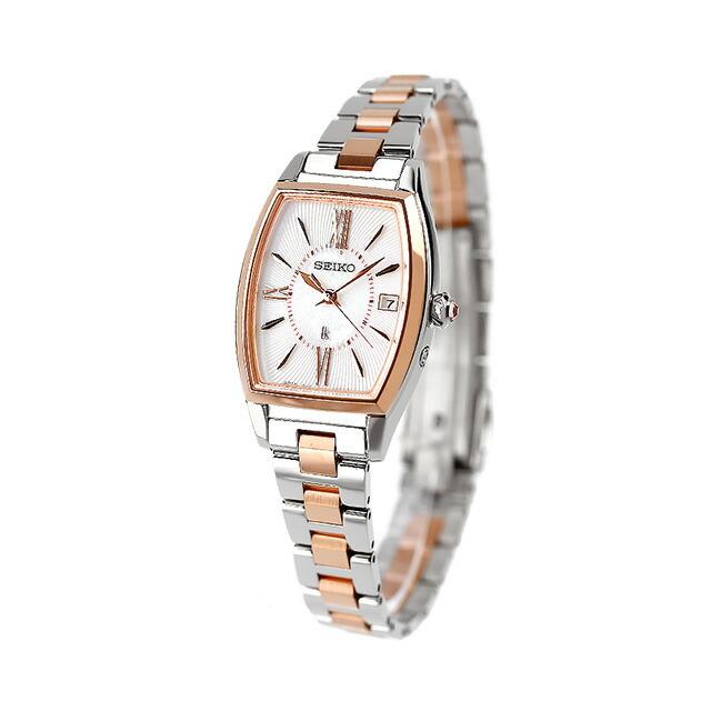 【現行・未使用級2024年10月購入】セイコー ルキア ソーラー　ダイア　ピンク 現行・未使用級2024年10月購入】セイコー ルキア ソーラー