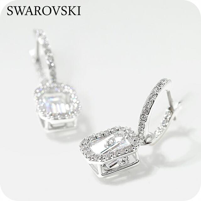 SWAROVSKI（スワロフスキー） ピアス レディース ブランド SWAROVSKI Una フープ 両耳用 5638495 シルバー ...