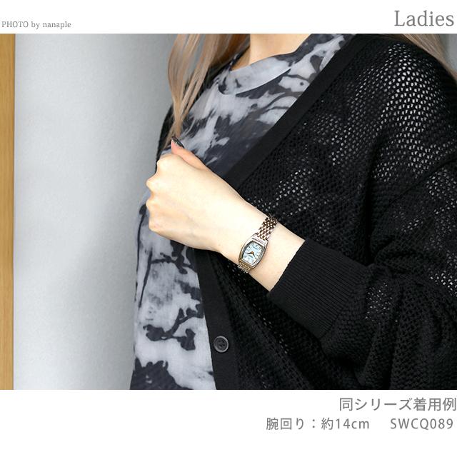 Exceline セイコー エクセリーヌ ソーラー トノー レディース 腕時計