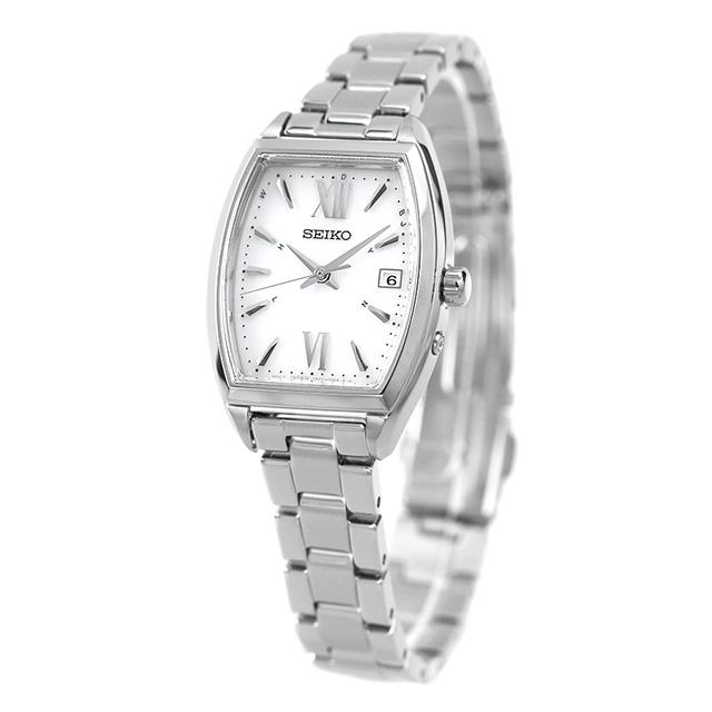【稼働品】SEIKO セイコー パール レクタンギュラー レディース 腕時計 SEIKO SELECTION セイコーセレクション 腕時計 ブランド ソーラー電波