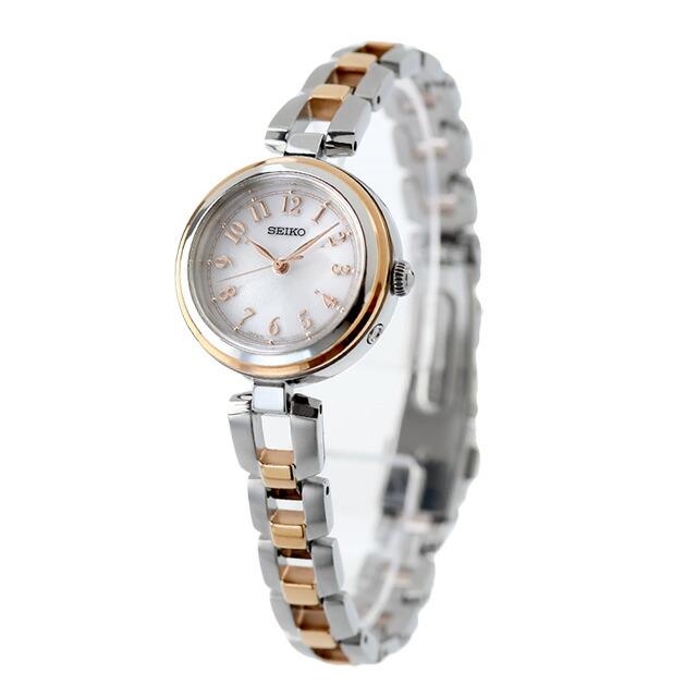 セイコーセレクション Sシリーズ ブレスレット 電波ソーラー 腕時計 ブランド レディース SEIKO SELECTION SWFH148 アナログの画像