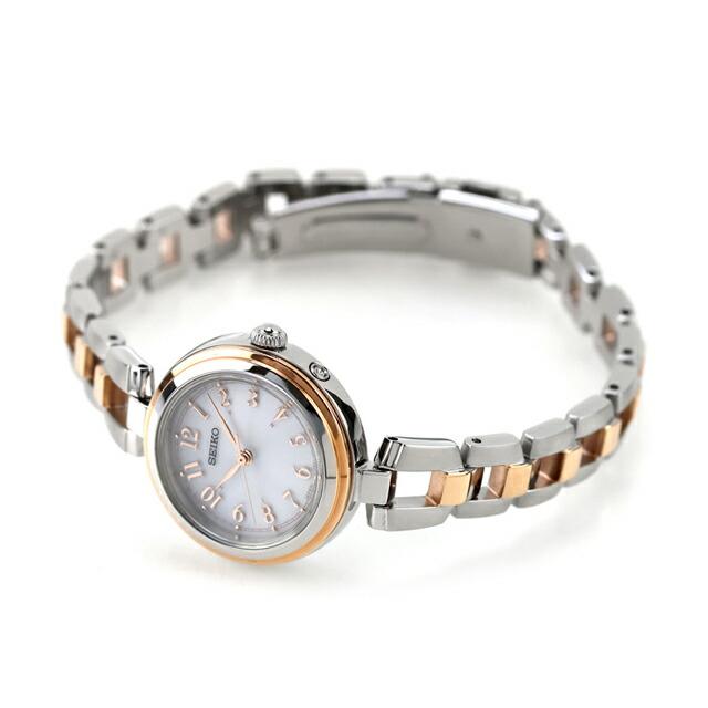 セイコーセレクション Sシリーズ ブレスレット 電波ソーラー 腕時計 ブランド レディース SEIKO SELECTION SWFH148 アナログの画像