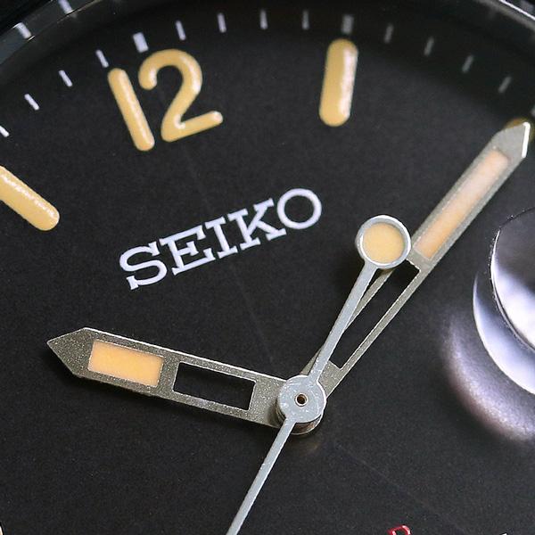 毎日さらに+10倍 セイコー 限定モデル 日本製 ソーラー メンズ 腕時計 ブランド SZEV013 SEIKO ブラック 革ベルト｜nanaple-ya｜06