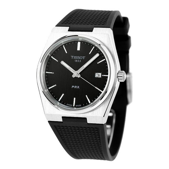 専用❗️Tissot PRX✨ティソPRX クォーツ　腕時計 ブラック　電池交換済 TISSOT（ティソ） ピーアールエックス クォーツ 電池式 腕時計